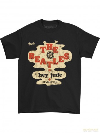 The Beatles: Men's Tee: Hey Jude/Revolution (X-Large)