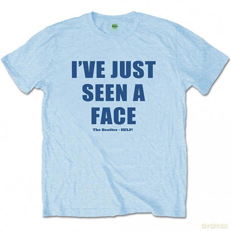 The Beatles: Men's Tee: I've Just Seen A Face (Back Print) (Large)