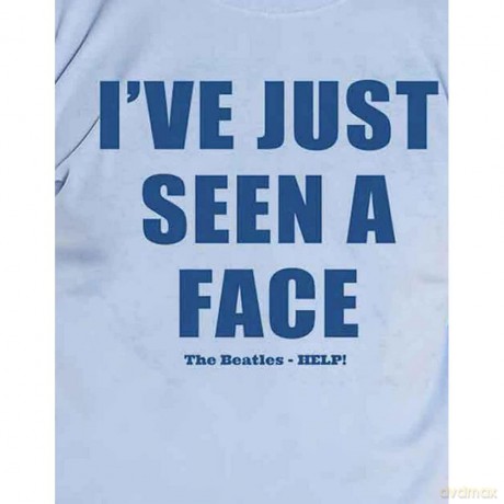 The Beatles: Men's Tee: I've Just Seen A Face (Back Print) (Medium)