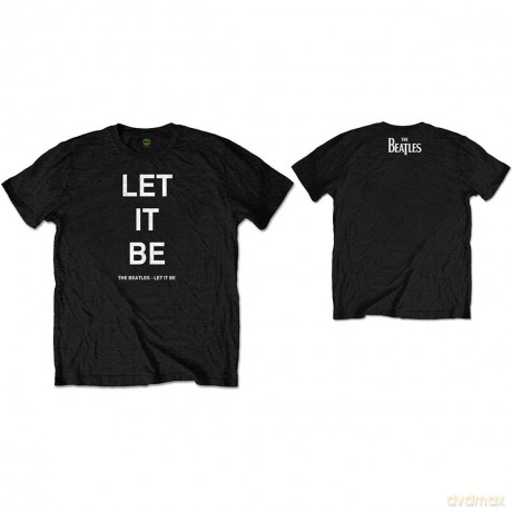 The Beatles: Men's Tee: Let It Be (Back Print) (X-Large)