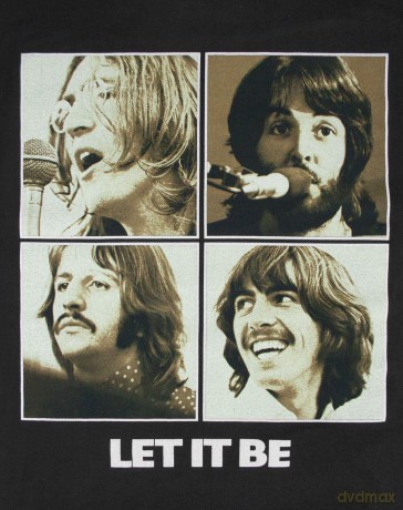 The Beatles: Men's Tee: Let It Be Sepia (Small)