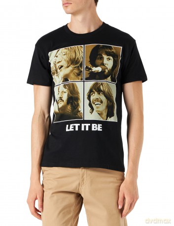 The Beatles: Men's Tee: Let It Be Sepia (XX-Large)