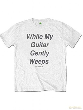 The Beatles: Men's Tee: My Guitar Gently Weeps (Back Print) (Small)