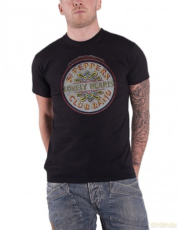 The Beatles: Men's Tee: Original Pepper Drum (XX-Large)