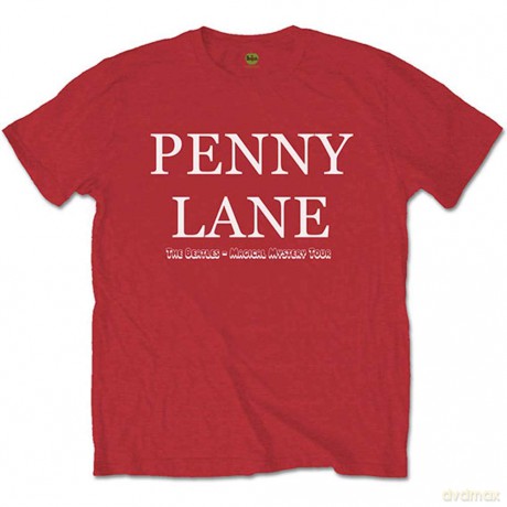 The Beatles: Men's Tee: Penny Lane (Back Print) (Medium)