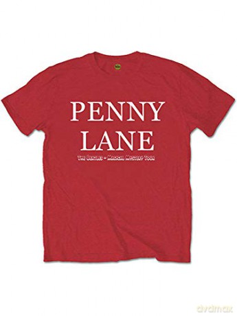 The Beatles: Men's Tee: Penny Lane (Back Print) (Medium)
