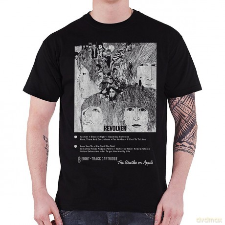 The Beatles: Men's Tee: Revolver 8 Track (Medium)