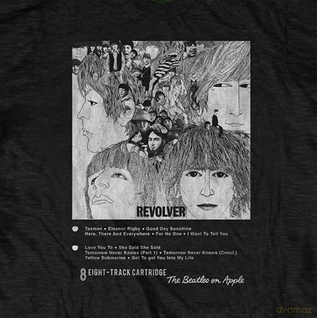 The Beatles: Men's Tee: Revolver 8 Track (Small)