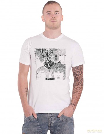 The Beatles: Men's Tee: Revolver Album Cover (Medium)