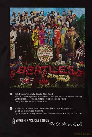 The Beatles: Men's Tee: Sgt Pepper 8 Track (X-Large)