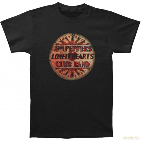 The Beatles: Men's Tee: Vintage Drum Head (Large)