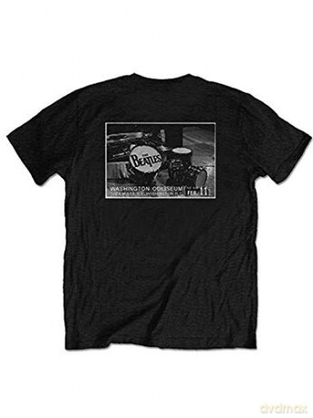 The Beatles: Men's Tee: Washington Coliseum (Back Print) (Medium)