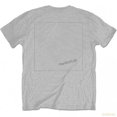 The Beatles: Men's Tee: White Album Back (Back Print) (X-Large)