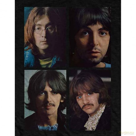 The Beatles: Men's Tee: White Album Faces (Back Print) (Medium)