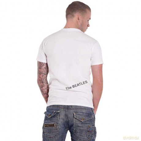 The Beatles: Men's Tee: White Album Tracks (Back Print) (Small)