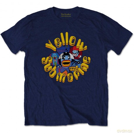 The Beatles: Men's Tee: Yellow Submarine Baddies (Medium)