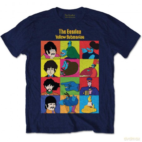 The Beatles: Men's Tee: Yellow Submarine Characters (Medium)