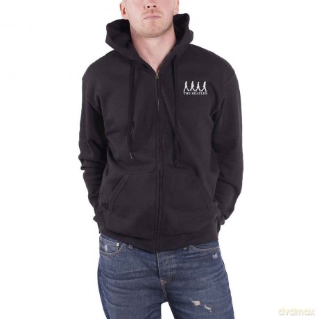 The Beatles: Men's Zipped Hoodie: Abbey Road with Back Printing (XX-Large)
