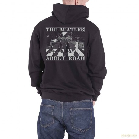 The Beatles: Men's Zipped Hoodie: Abbey Road with Back Printing (XX-Large)