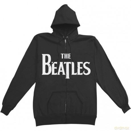 The Beatles: Men's Zipped Hoodie: Drop T Logo (X-Large)