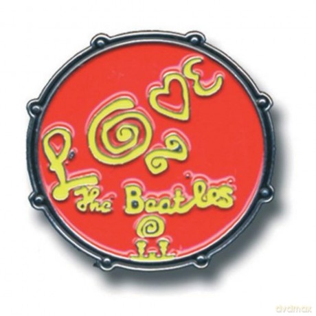 The Beatles: Pin Badge: Drum Love