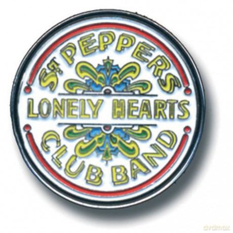 The Beatles: Pin Badge: Sgt Pepper Drum