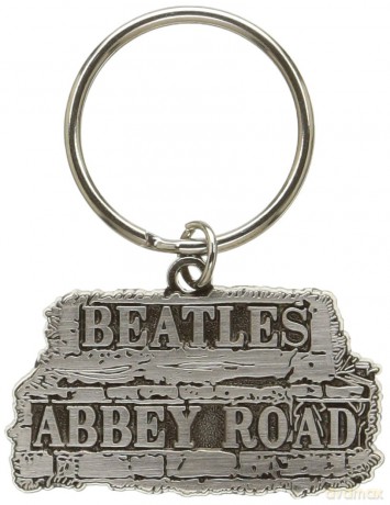 The Beatles: Standard Key-Chain: Abbey Road Sign in relief