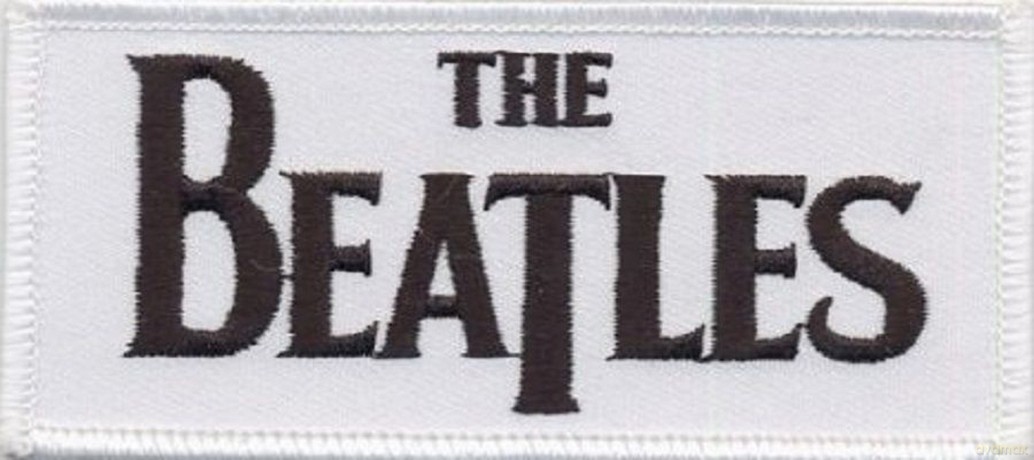 The Beatles: Standard Patch: Drop T Logo (Iron On)