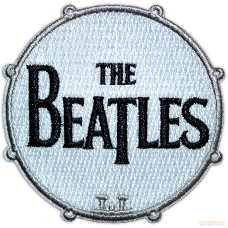 The Beatles: Standard Patch: Drum Logo Large