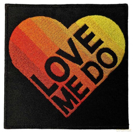 The Beatles: Standard Patch: Love Me Do Gradient Heart