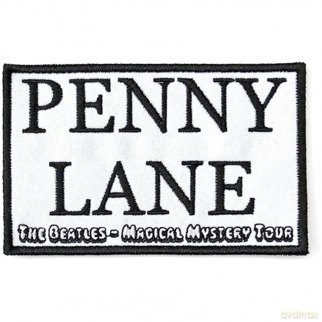 The Beatles: Standard Patch: Penny Lane Red (Red)