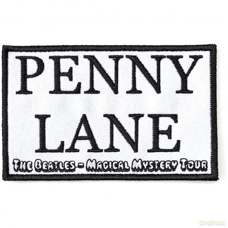 The Beatles: Standard Patch: Penny Lane White (White)