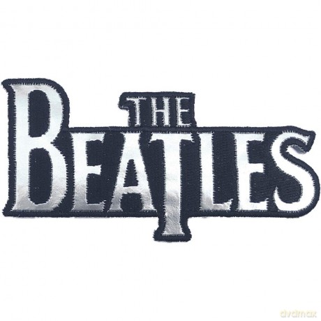 The Beatles: Standard Patch: Silver Drop T Logo