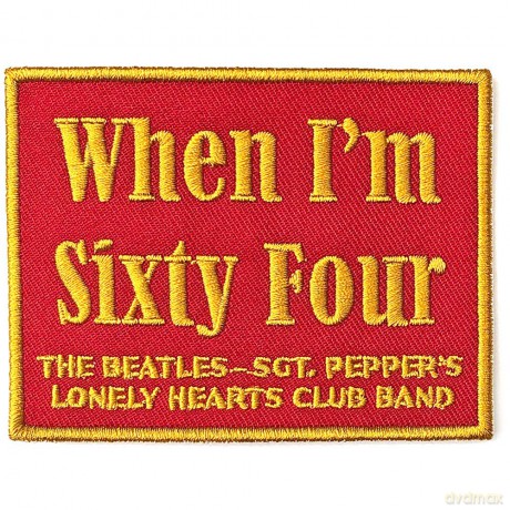 The Beatles: Standard Patch: When I'm Sixty Four