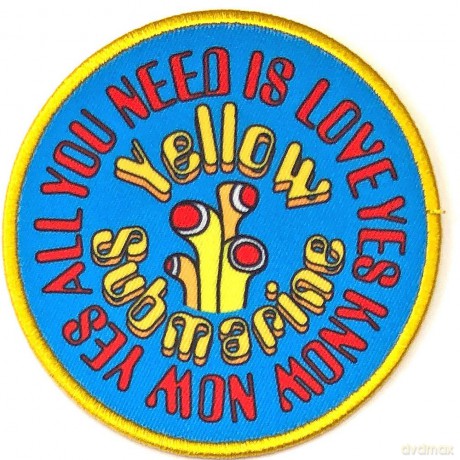 The Beatles: Standard Patch: Yellow Submarine AYNIL Circle
