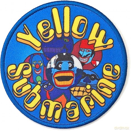 The Beatles: Standard Patch: Yellow Submarine Baddies Circle