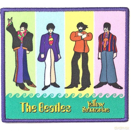 The Beatles: Standard Patch: Yellow Submarine Band in Stripes