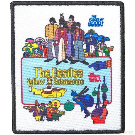 The Beatles: Standard Patch: Yellow Submarine Movie Poster