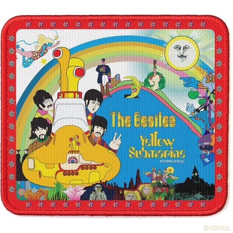 The Beatles: Standard Patch: Yellow Submarine Stars Border