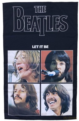 The Beatles: Textile Poster: Let It Be