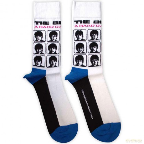 The Beatles: Unisex Ankle Socks: A Hard Day's Night Album (White) (UK Size 7 - 11)