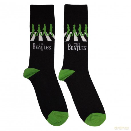 The Beatles: Unisex Ankle Socks: Abbey Road Crossing (Black) (UK Size 6 - 11)