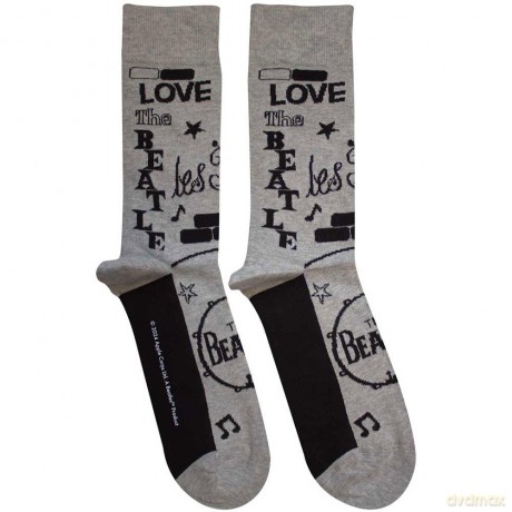 The Beatles: Unisex Ankle Socks: Cavern (Grey) (UK Size 7 - 11)