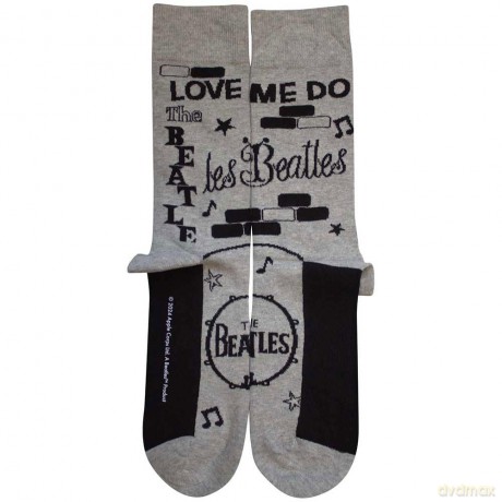 The Beatles: Unisex Ankle Socks: Cavern (Grey) (UK Size 7 - 11)