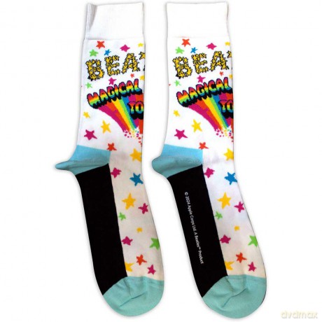 The Beatles: Unisex Ankle Socks: Magical Mystery Tour (White) (UK Size 7 - 11)