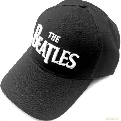 The Beatles: Unisex Baseball Cap: White Drop T Logo (Orange)