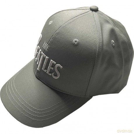 The Beatles: Unisex Baseball Cap: White Drop T Logo (Orange)