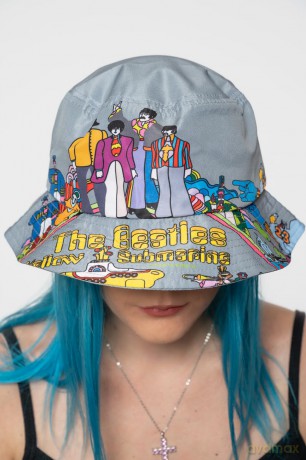 The Beatles: Unisex Bucket Hat: Yellow Submarine (Small/Medium)