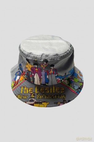 The Beatles: Unisex Bucket Hat: Yellow Submarine (Small/Medium)