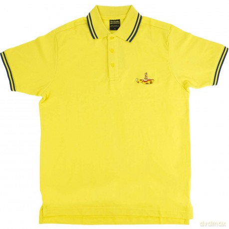 The Beatles: Unisex Polo Shirt: Yellow Submarine (Yellow) (Large)